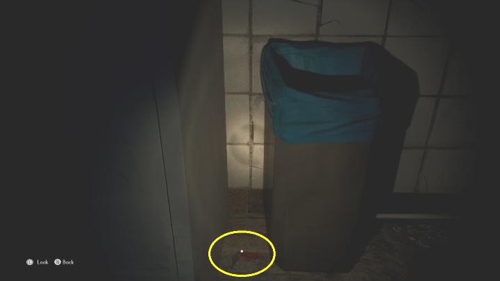 You need to explore the area right next to the trashcan - The Medium: On the other side of the mirror - walkthrough - Walkthrough - The Medium Guide