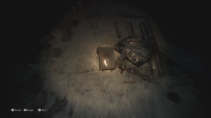 Examine the recorder lying on the floor in the corner of the room - The Medium: Echoes - list - Secrets and Collectibles - The Medium Guide