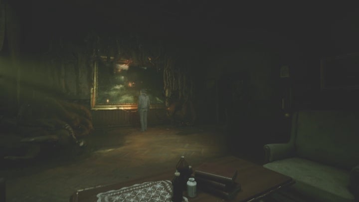 You must also use a spirit blast to unlock the entrance to the next painting - The Medium: Richards House - walkthrough - The Medium Guide