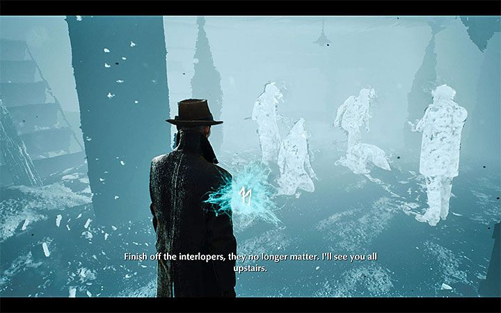 You can begin retrocognition - Nosedive | The Sinking City walkthrough - Main cases - The Sinking City Guide