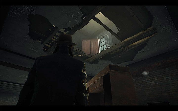 Examine the corpse that you will notice immediately after entering the building - Fleeing Phoenix | The Sinking City walkthrough - Main cases - The Sinking City Guide