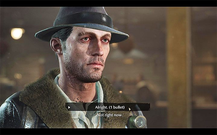 During the conversation, you must confirm that you want your fortune red and you must pay her with a single bullet - List of trophies in The Sinking City - Trophy guide - The Sinking City Guide