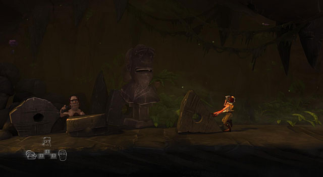 Switch to the two other characters and move them to the right - The Time Traveller - Locations for specific characters - The Cave - Game Guide and Walkthrough