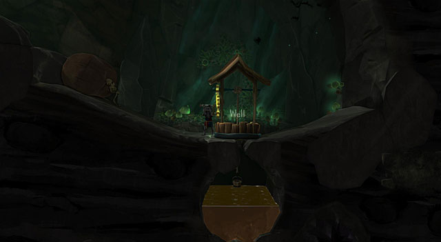 It turns out that by moving away the rock you have created a Well - The Time Traveller - Locations for specific characters - The Cave - Game Guide and Walkthrough