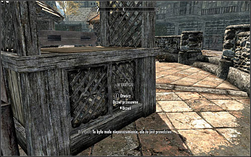 Approach Madesis stand and stand by the sliding door - The theft | A Chance Arrangement - A Chance Arrangement - The Elder Scrolls V: Skyrim Game Guide