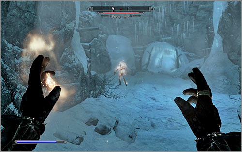 The Staff demanded by Enthir can be found at a randomly chosen location, so open the world map and head to the destination point - Arniels Endeavor - p. 1 - College of Winterhold quests - The Elder Scrolls V: Skyrim Game Guide
