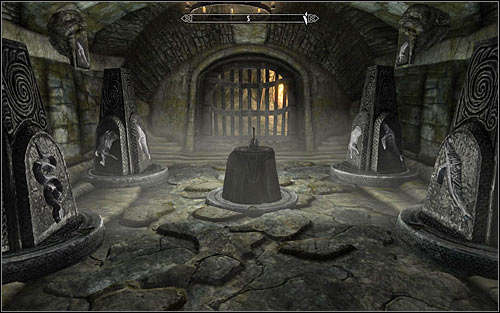 The proper pillar arrangement can be seen in the screenshot above - Under Saarthal - p. 3 | Side quests - Side quests - The Elder Scrolls V: Skyrim Game Guide