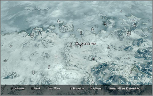 Head out of the College, open the world map and plan your journey to Hobs Fall Cave (screen above) - Miscellaneous: Find Panteas Flute | The Bards College quests - The Bards College quests - The Elder Scrolls V: Skyrim Game Guide