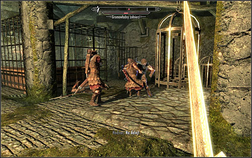 After exploring the room, approach Hadvar to continue going through the Keep - Getting through the Keep with Hadvar | Unbound - Unbound - The Elder Scrolls V: Skyrim Game Guide