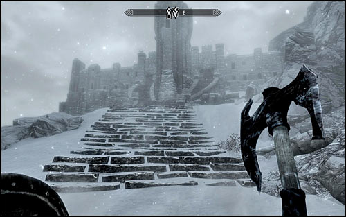 tutkittuaan Frost - peikon, tutki sen ruumis ja jatka kiipeämistä ylös - suunta Harmaapeikoille | The Way Of The Voice - The Way Of The Voice-The Elder Scrolls V: Skyrim Game Guide