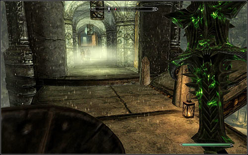 Move onwards and go down the ramp onto the lower level - The Only Cure - p. 3 - Daedric quests - The Elder Scrolls V: Skyrim Game Guide