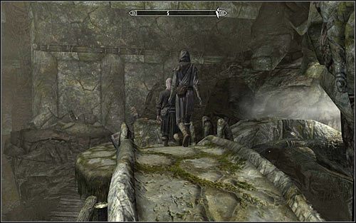 Arniel Gane works north-west from here and you can get there by choosing the only possible passage - Under Saarthal - p. 1 | Side quests - Side quests - The Elder Scrolls V: Skyrim Game Guide