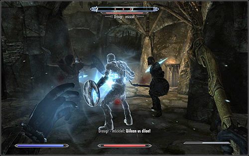 Soon more Draugrs (including a Draugr - Wight) will attack you, though you will most of all have to look out for the Draugr - Scourge (screen above) - Under Saarthal - p. 2 | Side quests - Side quests - The Elder Scrolls V: Skyrim Game Guide