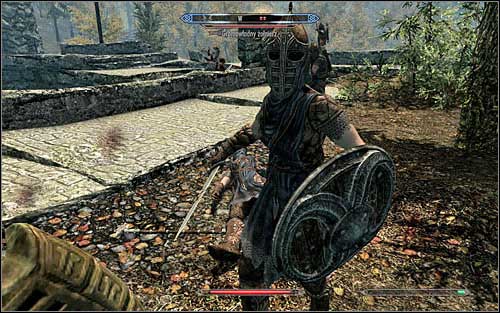 For the time being, ignore enemy soldiers occupying the surrounding walls and the upper courtyard in the north part of the fort (the above screen), because there are quite a lot of them there - The Battle for Fort Greenwall | Imperial Legion Quests - Imperial Legion Quests - The Elder Scrolls V: Skyrim Game Guide