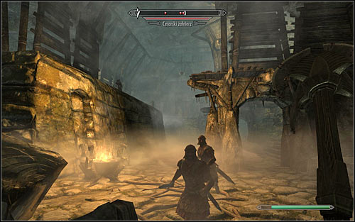 If you feel secure and so far hadnt had any problems with eliminating enemy soldiers, you can ignore Galmars warning and go north right away - The Jagged Crown - p.1 | Stormcloak Rebellion Quests - Stormcloak Rebellion Quests - The Elder Scrolls V: Skyrim Game Guide