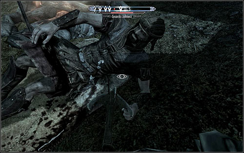 Only then move forward to the Imperial Legions camp (the above screen) - Compelling Tribute - p.2 | Stormcloak Rebellion Quests - Stormcloak Rebellion Quests - The Elder Scrolls V: Skyrim Game Guide