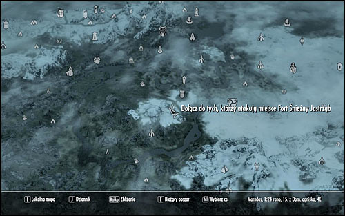 Open the world map and youll see that the allied forces are waiting some distance away from Fort Snowhawk (the above screen), so I dont recommend using Fast Travel - Battle for Fort Snowhawk | Stormcloak Rebellion Quests - Stormcloak Rebellion Quests - The Elder Scrolls V: Skyrim Game Guide