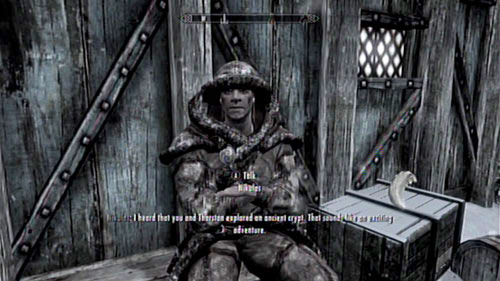 Nikulas can be found inside the village - usually he walks along the streets or sits on a bench by the entrance - Convince Nikulas to stay in Skaal Village - Other missions - The Elder Scrolls V: Skyrim - Dragonborn - Game Guide and Walkthrough