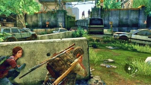 The visit in Pittsburgh begins with an ambush prepared by the bandits - List of chapters - Walkthrough - The Last of Us Guide