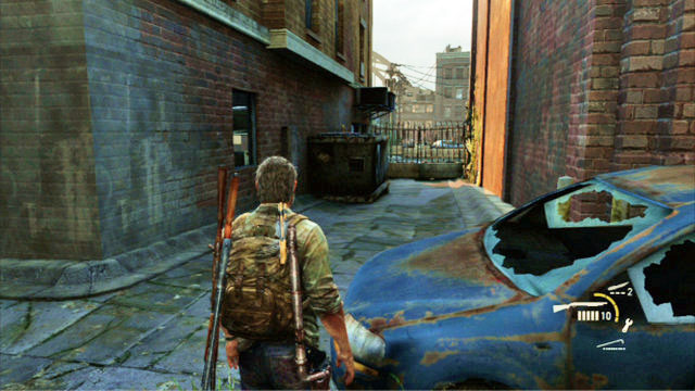 Der weitere Weg führt nach links – The Last of Us: Financial District, Pittsburgh Walkthrough, Karte – Pittsburgh – The Last of Us Guide