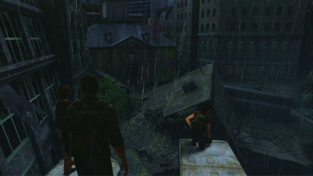 This way you will reach the edge of a small void, where Tess will show you the Capitol Building (L3) - The Last of Us: Downtown, The Outskirts Walkthrough, map - The Outskirts - The Last of Us Guide
