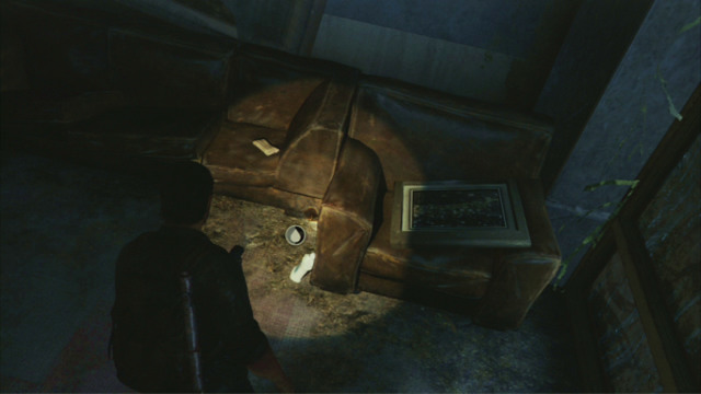 Behind the door, you can find many useful items so, youd better give a good searching through to the room - The Last of Us: Downtown, The Outskirts Walkthrough, map - The Outskirts - The Last of Us Guide