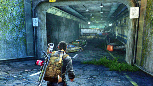 Auf der anderen Seite finden Sie einen Eingang zu einem unterirdischen Tunnel – The Last of Us: Highway Exit, Bus Depot Walkthrough – Bus Depot – The Last of Us Guide