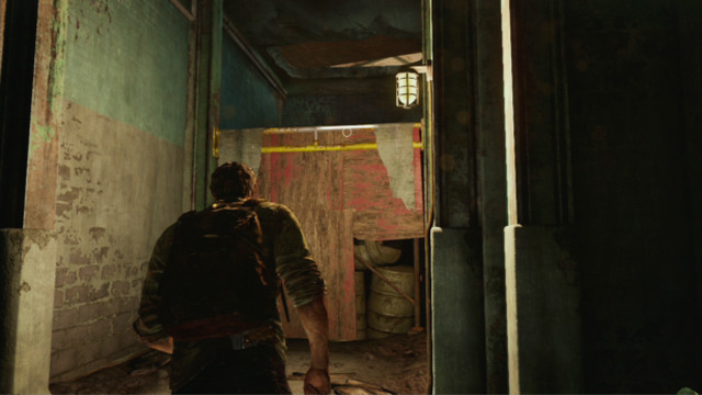 To proceed, you need to go to a higher level - Beyond the Wall (text & map) | The Quarantine Zone | The Last of Us Walkthrough - The Quarantine Zone - The Last of Us Guide