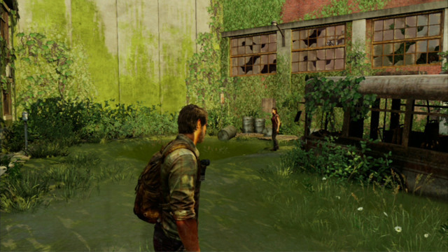 Once you are outside, turn off your flashlight and follow your companion - Beyond the Wall (text & map) | The Quarantine Zone | The Last of Us Walkthrough - The Quarantine Zone - The Last of Us Guide