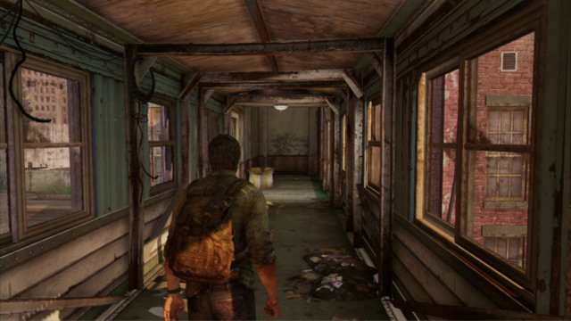By going straight, you will finally reach the rendezvous point - The Cargo (text & map) | The Quarantine Zone | The Last of Us Walkthrough - The Quarantine Zone - The Last of Us Guide