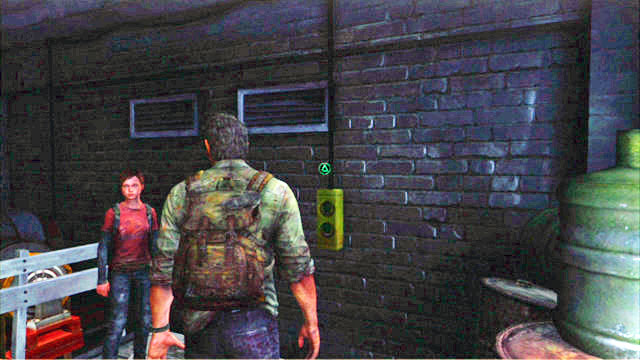 After three successful attempts, the machinery will start to operate and you will be able to start the platform - Outside | The Outskirts | The Last of Us Walkthrough - The Outskirts - The Last of Us Guide