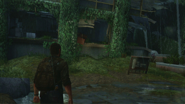 Continue to the right until you reach a big, derelict building - Downtown (text & maps) | The Outskirts | The Last of Us Walkthrough - The Outskirts - The Last of Us Guide