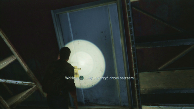 Now, create only a knife to open the locked door located a few steps away - Downtown (text & maps) | The Outskirts | The Last of Us Walkthrough - The Outskirts - The Last of Us Guide
