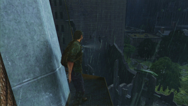 Together, walk through the window and make it into the second part of the building - Downtown (text & maps) | The Outskirts | The Last of Us Walkthrough - The Outskirts - The Last of Us Guide