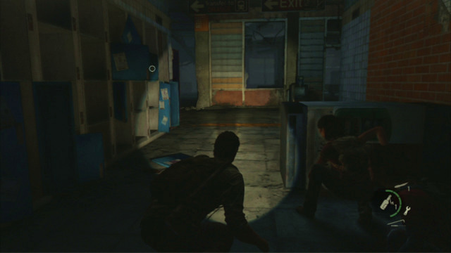 Behind another narrow passage, there is a longer sneaking part waiting for you - Downtown (text & maps) | The Outskirts | The Last of Us Walkthrough - The Outskirts - The Last of Us Guide