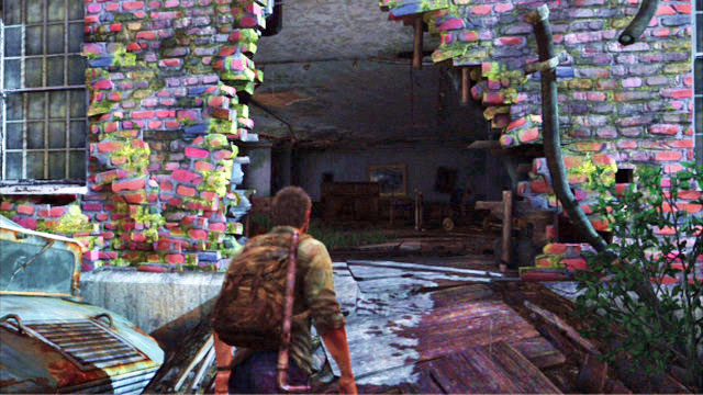 To make it over to the other side, you need to move the container towards the truck - The Museum | The Outskirts | The Last of Us Walkthrough - The Outskirts - The Last of Us Guide