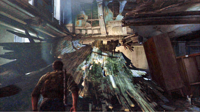 Once you are done, walk over to the nearby door and go left - The Museum | The Outskirts | The Last of Us Walkthrough - The Outskirts - The Last of Us Guide