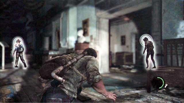 Once you are done, walk over to the location at the other side of the corridor, while minding the creatures walking around here - The Museum | The Outskirts | The Last of Us Walkthrough - The Outskirts - The Last of Us Guide