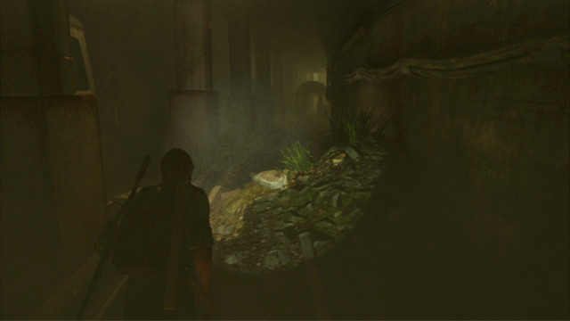 As soon as the area is clear, run along the tracks, and walk through the railcars here and there - The Capitol Building (text & maps) | The Outskirts | The Last of Us Walkthrough - The Outskirts - The Last of Us Guide