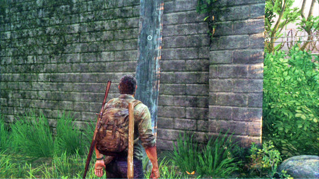 Behind a small building there should be a wooden board leaning against the wall - The Woods | Bills Town | The Last of Us Walkthrough - Bills Town - The Last of Us Guide