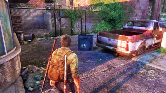 On the slip of paper, there is a safe code written down - The Woods | Bills Town | The Last of Us Walkthrough - Bills Town - The Last of Us Guide