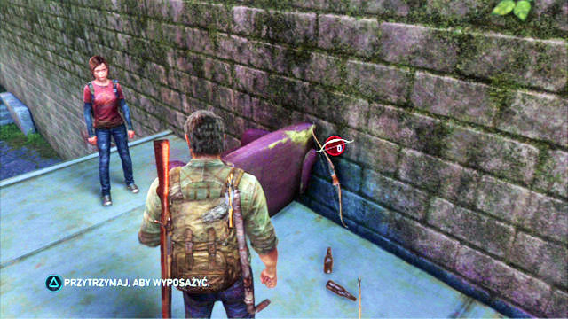 On top, you can find a new weapon - a bow - The Woods | Bills Town | The Last of Us Walkthrough - Bills Town - The Last of Us Guide