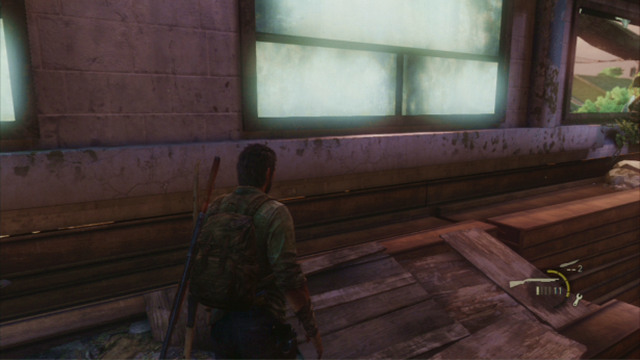After a moment, two runners will appear behind your back - High School Escape (text & map) | Bills Town | The Last of Us Walkthrough - Bills Town - The Last of Us Guide