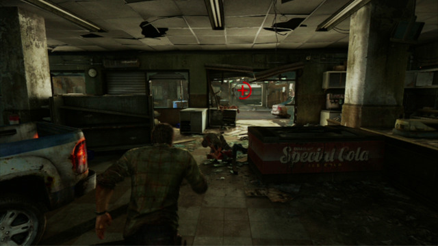 Then, you need to help Ellie who is also fighting a bandit - Alone and Forsaken (text & map) | Pittsburgh | The Last of Us Walkthrough - Pittsburgh - The Last of Us Guide