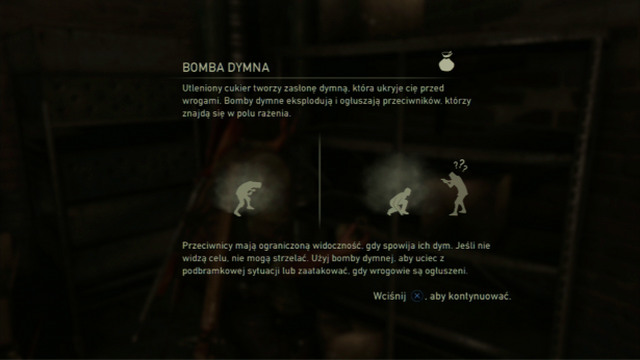 Inside, you will find tools to craft better equipment with, and a smoke bomb that limits the enemys visibility and allows for approaching them without being seen - Alone and Forsaken (text & map) | Pittsburgh | The Last of Us Walkthrough - Pittsburgh - The Last of Us Guide