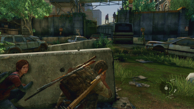 As you go to the right, you will reach a place where you will hear a gun fired - Alone and Forsaken (text & map) | Pittsburgh | The Last of Us Walkthrough - Pittsburgh - The Last of Us Guide