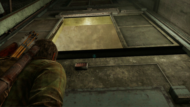 After you enter, squeeze through the slit to the right and help Ellie up to the exit - Hotel Lobby (text & maps) | Pittsburgh | The Last of Us Walkthrough - Pittsburgh - The Last of Us Guide