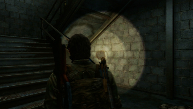 After you walk through the door, climb even higher and search through the nearby rooms - Hotel Lobby (text & maps) | Pittsburgh | The Last of Us Walkthrough - Pittsburgh - The Last of Us Guide