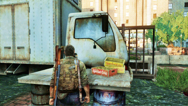You can now climb onto the nearby truck - Financial District | Pittsburgh | The Last of Us Walkthrough - Pittsburgh - The Last of Us Guide