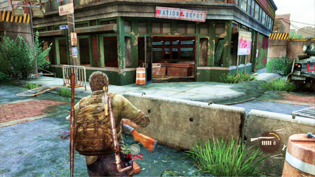Further enemies are waiting downstairs to the right - Financial District | Pittsburgh | The Last of Us Walkthrough - Pittsburgh - The Last of Us Guide